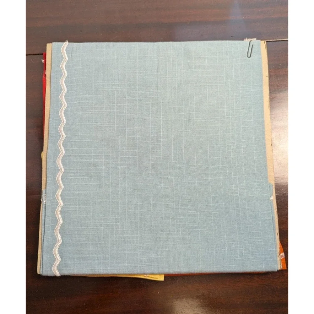 Vintage Progress Creation Mid Century Linen Table Set Napkins Runner Ric Rac